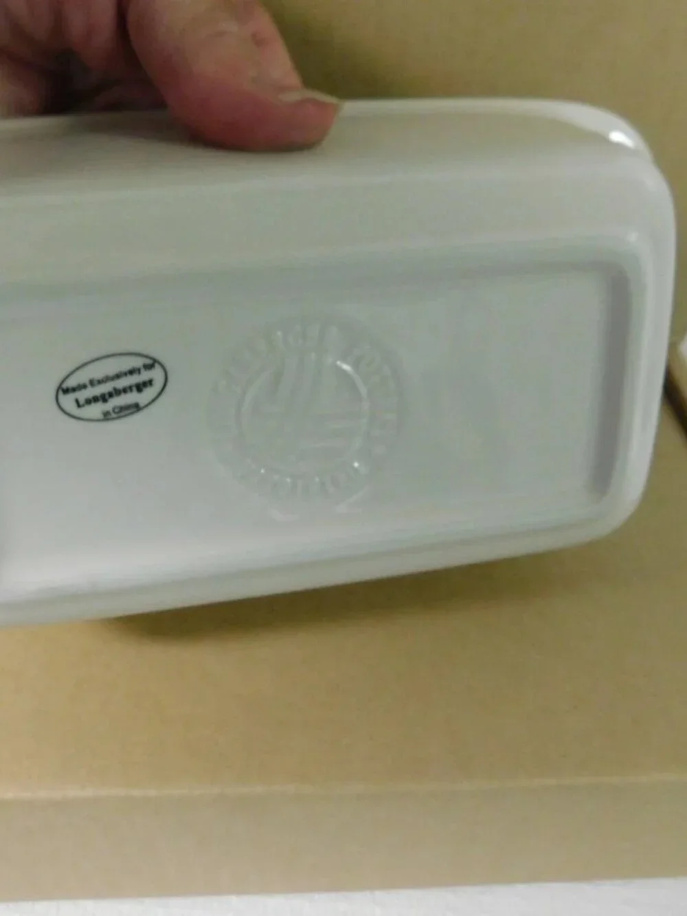 Longaberger Woven Traditions RED Small Loaf Dish NEW in Box #31620120